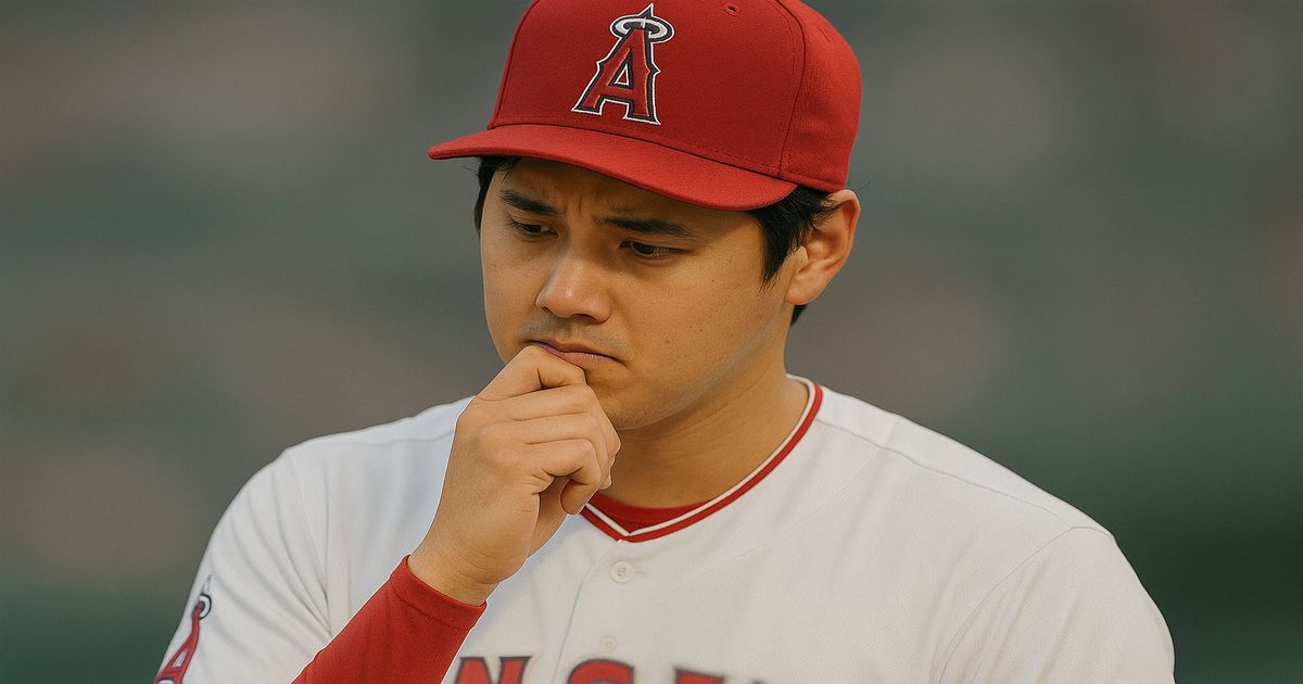 考え込む大谷翔平選手
