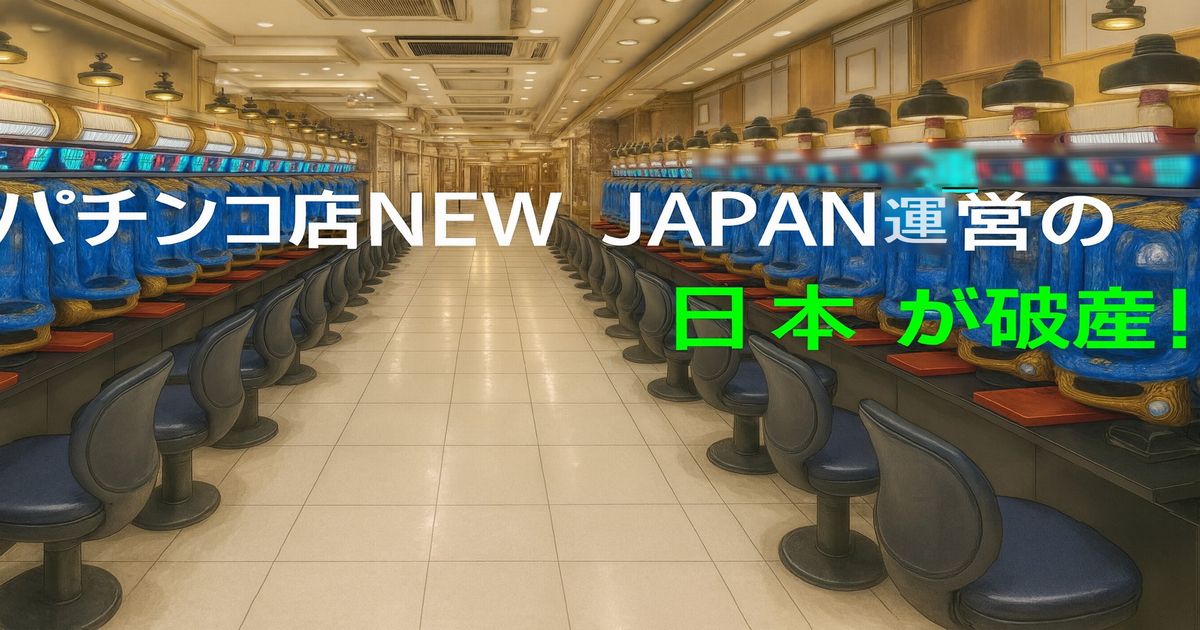 富山の老舗パチンコ店NEW JAPANを運営する日本が破産 負債総額3億9000万円