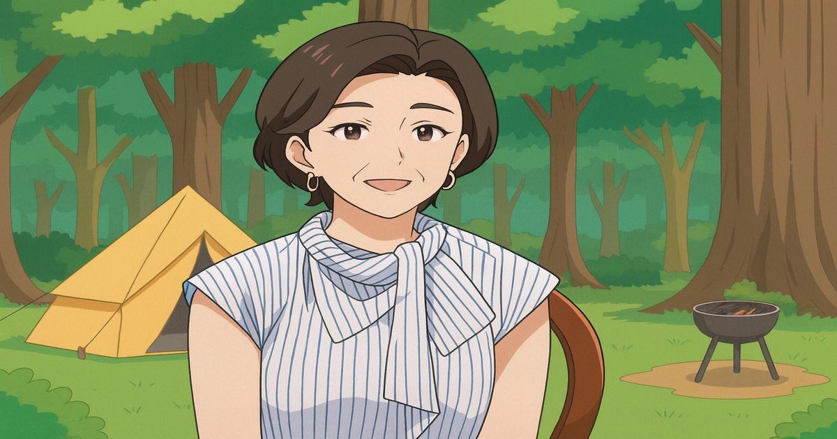 笑顔を見せる女性