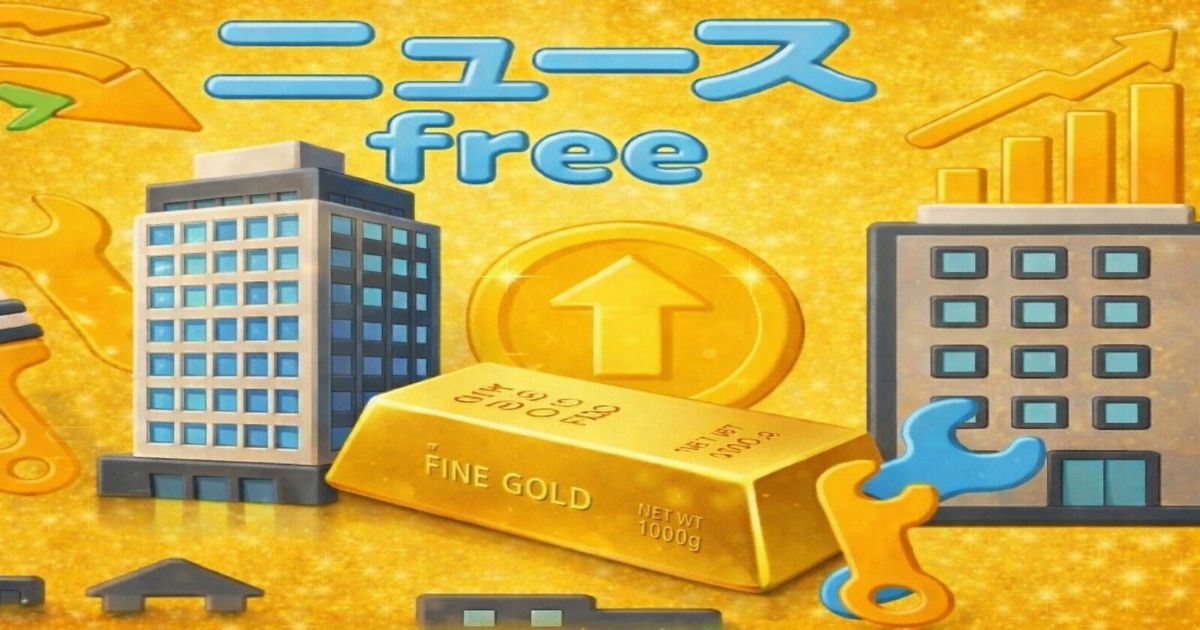 100円硬貨と工具アイコンで表現した無料修理サービスのイメージ